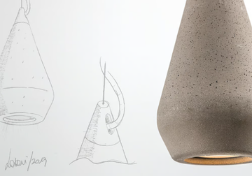 PAVE’ - Cement pendant lamp by Rossini Illuminazione - view 3